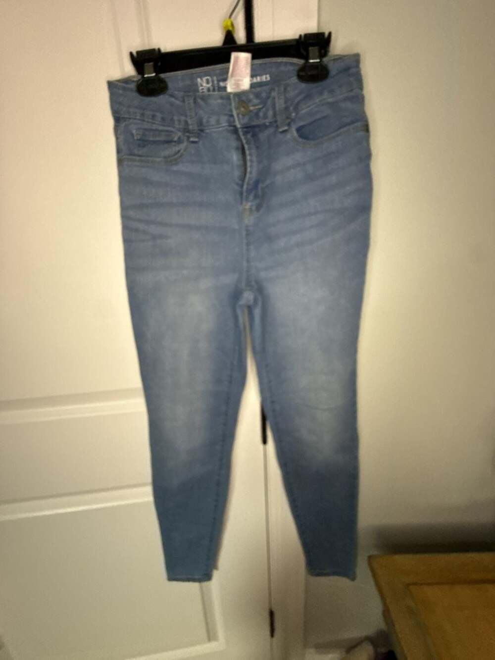 No Boundaries Juniors High Rise Skinny Jeans Medium Wash